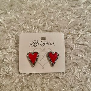 Dazzling Love post stud earrings by Brighton. Never worn.